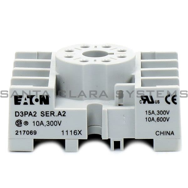 Cutler-Hammer D3PA2 Relay Socket Product Image
