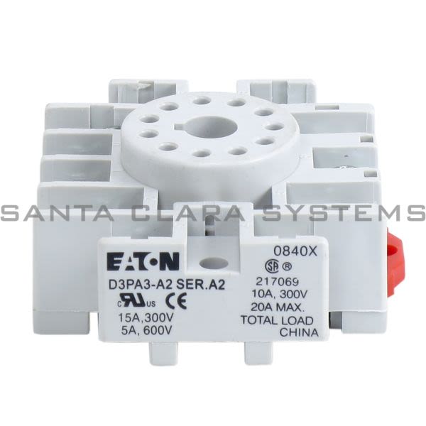 Cutler-Hammer D3PA3 Relay Socket Product Image