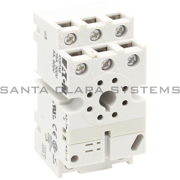 Cutler-Hammer D3PA6 Relay Base Product Image