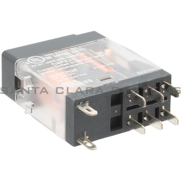 Cutler-Hammer D4PR21A Relay DPDT W/ Indicator Light Coil 120-VAC | Eaton Product Image