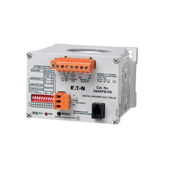 D64RPB100 Cutler-Hammer Digital Ground Fault Relay - Santa Clara Systems