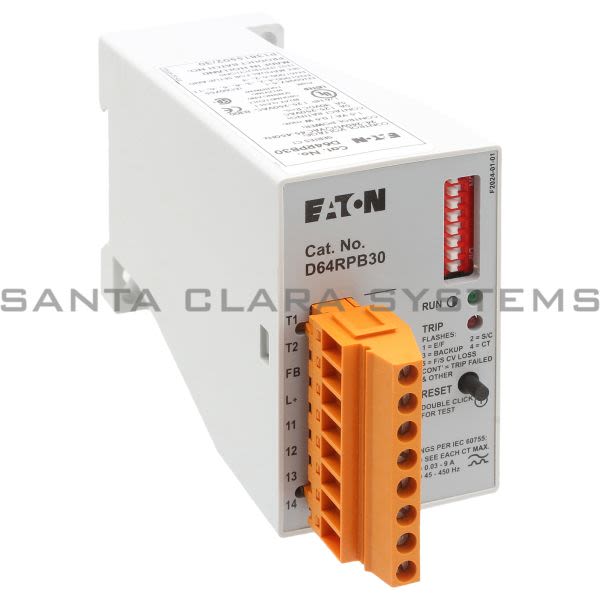 D64RPB30 Cutler-Hammer Digital Ground Fault Relay - Santa Clara Systems