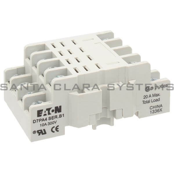 Cutler-Hammer D7PA4 Relay Socket Product Image
