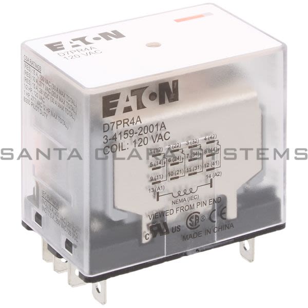 Cutler-Hammer D7PR4A Relay 120VAC 4PDT Product Image