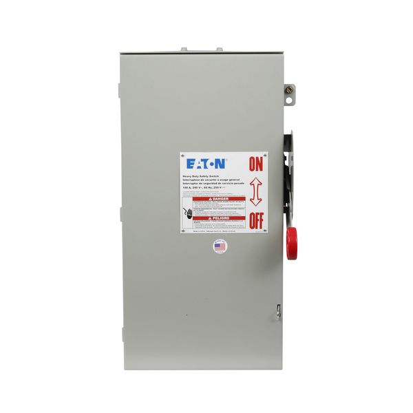 Cutler-Hammer DH323NRK Safety Switch Heavy Duty 4-Wire Rainproof | Eaton Product Image