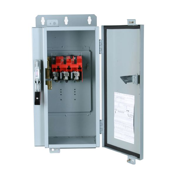 Cutler-Hammer DH361UDK Safety Switch Heavy Duty 3-Pole Non-Fusible | Eaton Product Image