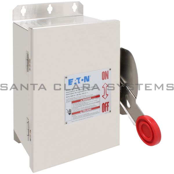 Cutler-Hammer DH361UWK Safety Switch 30amp 3Pole Product Image