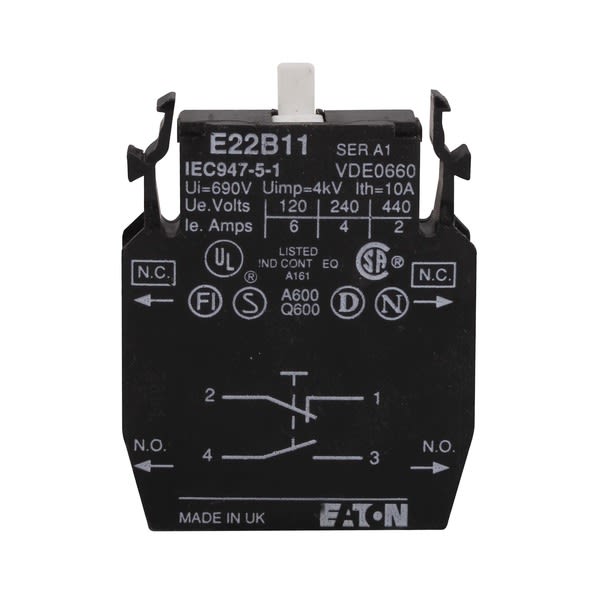 Cutler-Hammer E22B11 Contact Block Product Image