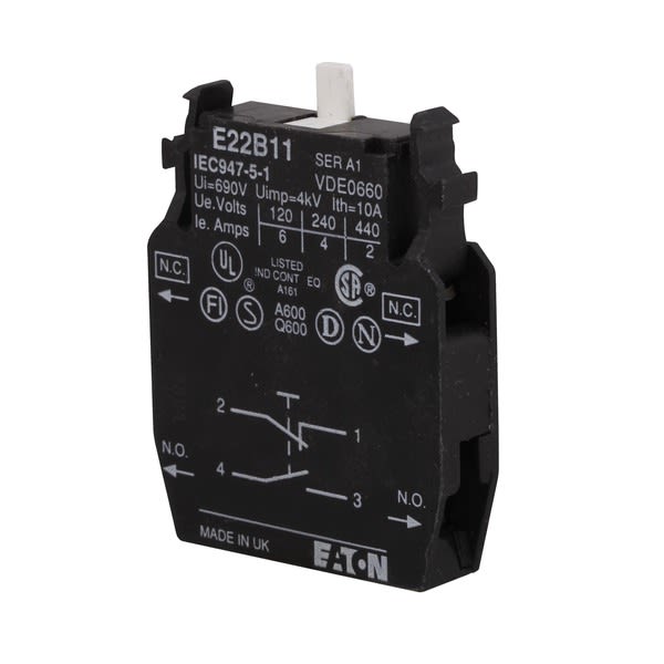 Cutler-Hammer E22B11 Contact Block Product Image