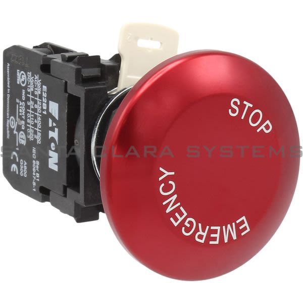 Cutler-Hammer E22JLB2N8B Push-Pull Emergency Stop Pushbutton Product Image