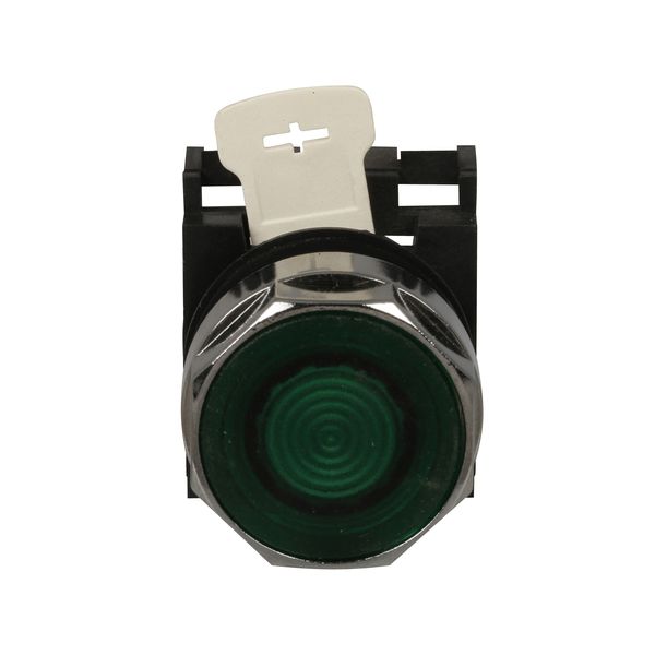 Cutler-Hammer E22N3 Push Button Green Illuminated | Eaton Product Image