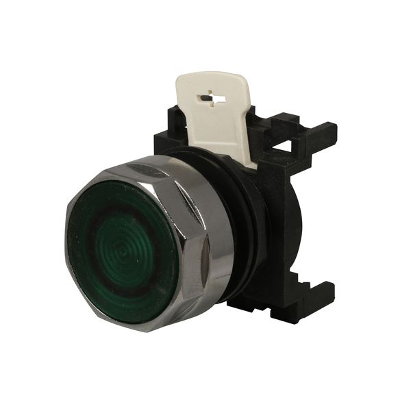 Cutler-Hammer E22N3 Push Button Green Illuminated | Eaton Product Image