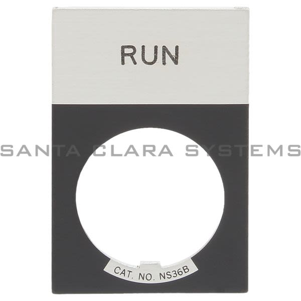 Cutler-Hammer E22NS31 Legend Plate Product Image