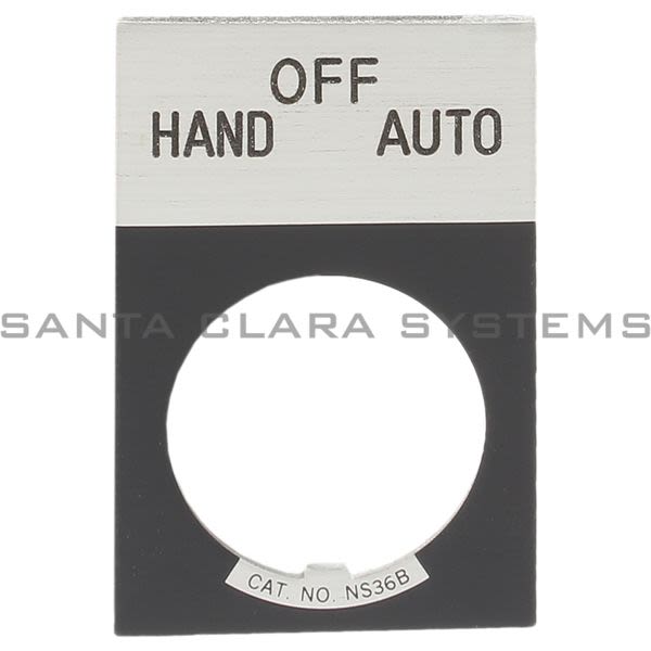 Cutler-Hammer E22NS51 Legend Plate Product Image