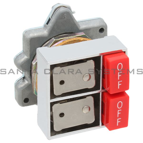 Cutler-Hammer E30AN Pushbutton Compact Operator 2-BUTTON Maintained | Eaton Product Image