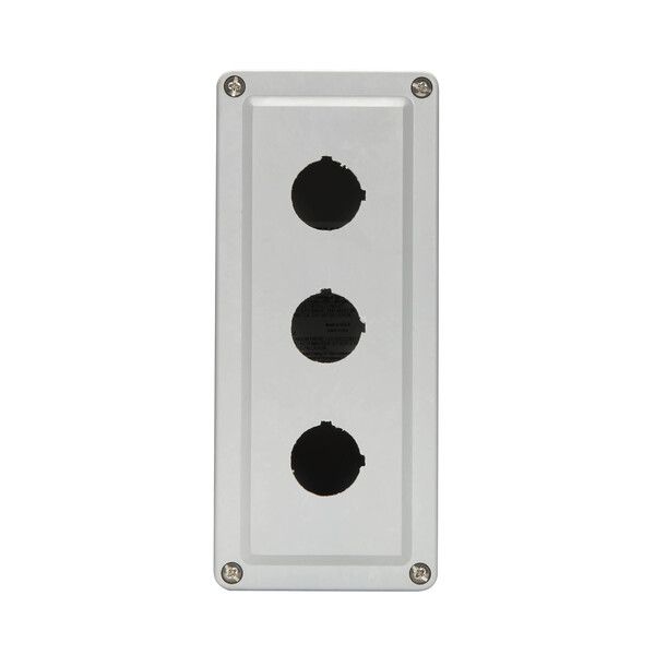 Cutler-Hammer E34N53 3 Hole Pushbutton Enclosure Polyester Product Image