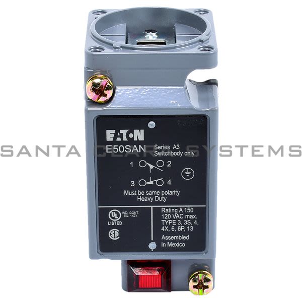 Cutler-Hammer E50SAN Limit Switch Body | E50-San Product Image