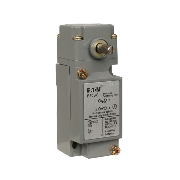 Cutler-Hammer E50SG Limit Switch Body Only | Eaton Product Image