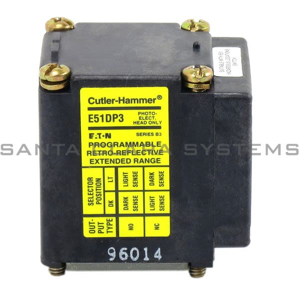 Cutler-Hammer E51DP3 Photoelectric Head | Eaton E51-DP3 Product Image