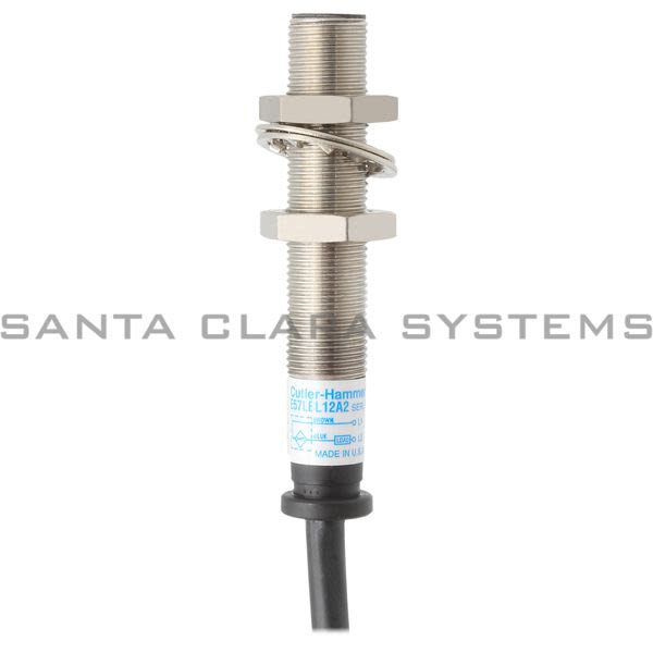 Cutler-Hammer E57LBL12A2 Tubular Inductive Proximity Sensor Size: 12mm Sen:2mm Product Image