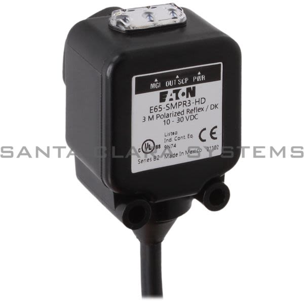 Cutler-Hammer E65-SMPR3-HD SM Series Photoelectric 3 m Polarized Reflex / Dk 10-30 VDC Product Image