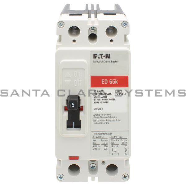 Cutler-Hammer ED2015 Circuit Breaker Product Image