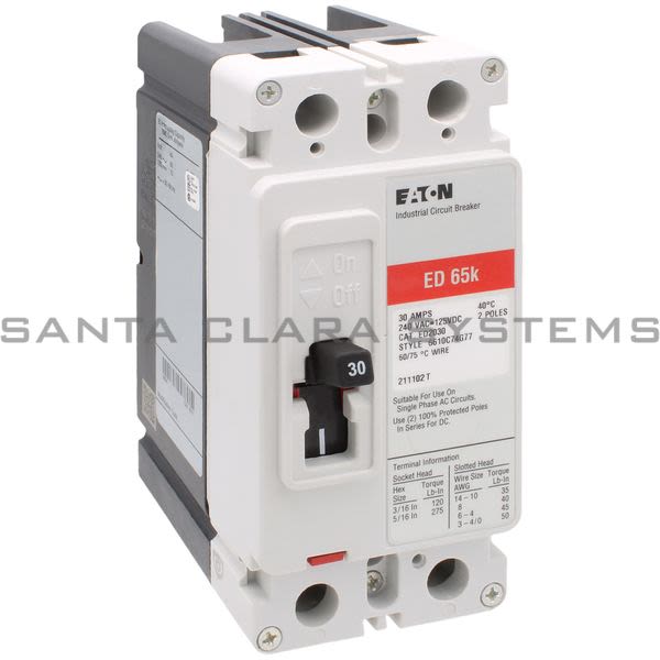 Cutler-Hammer ED2030 Circuit Breaker Product Image