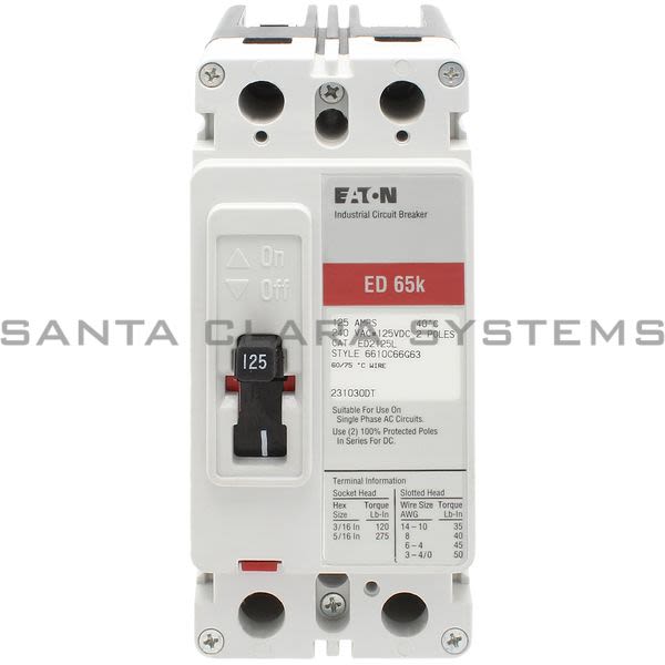 Cutler-Hammer ED2125L Circuit Breaker Product Image