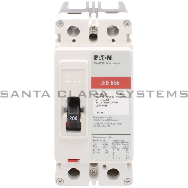 Cutler-Hammer ED2200 Circuit Breaker Product Image