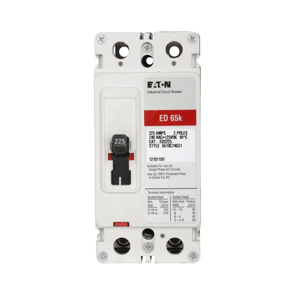 Cutler-Hammer ED2225 Circuit Breaker Product Image