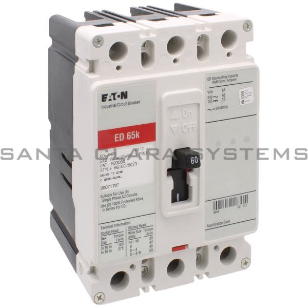 Cutler-Hammer ED3060 Circuit Breaker Product Image