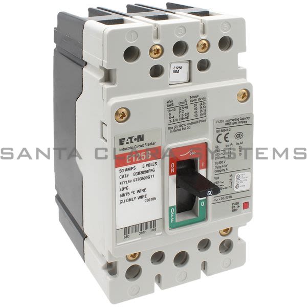 Cutler-Hammer EGB3050FFG Circuit Breaker Product Image