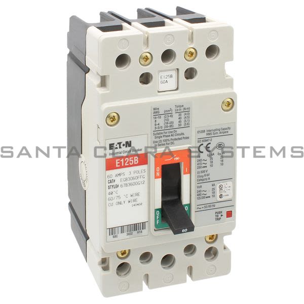 Cutler-Hammer EGB3060FFG Circuit Breaker Product Image