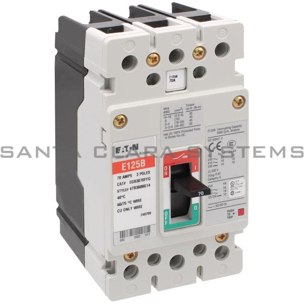 Cutler-Hammer EGB3070FFG Circuit Breaker Product Image