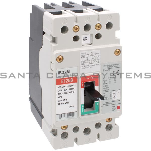 Cutler-Hammer EGB3100FFB Circuit Breaker Product Image