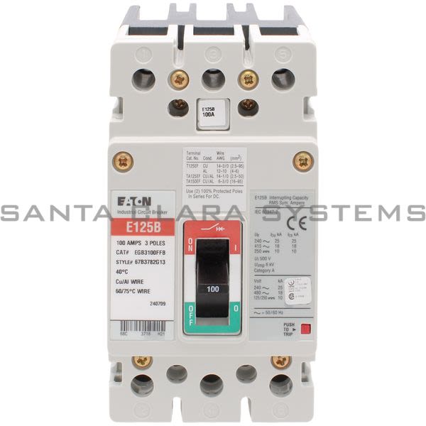 Cutler-Hammer EGB3100FFB Circuit Breaker Product Image