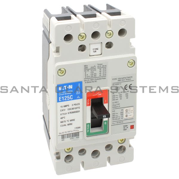 Cutler-Hammer EGC3015FFG Circuit Breaker Product Image
