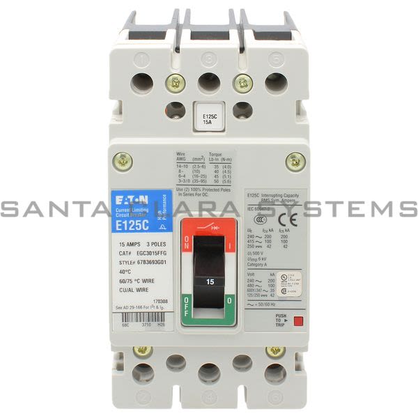 Cutler-Hammer EGC3015FFG Circuit Breaker Product Image