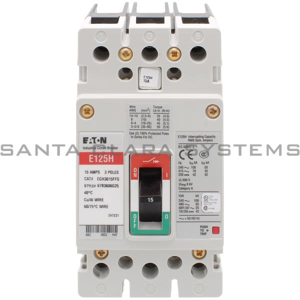 Cutler-Hammer EGH3015FFG Circuit Breaker Product Image