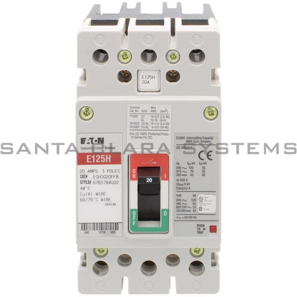Cutler-Hammer EGH3020FFB Circuit Breaker Product Image