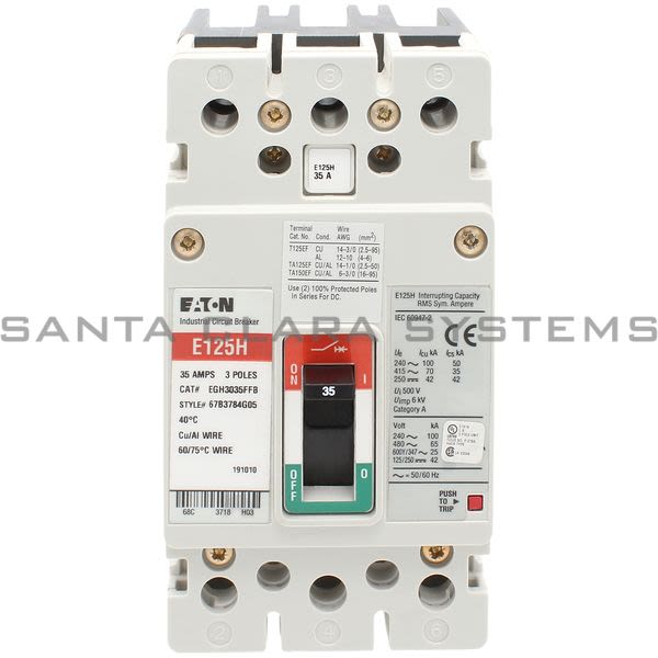 Cutler-Hammer EGH3035FFB Circuit Breaker Product Image
