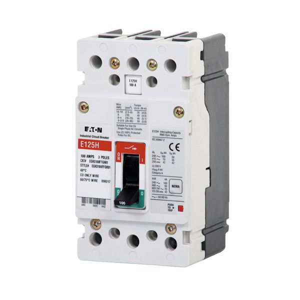 Cutler-Hammer EGH3100FFG Circuit Breaker Product Image