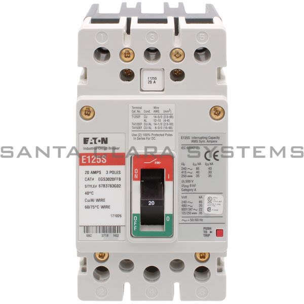 Cutler-Hammer EGS3020FFB Circuit Breaker Product Image