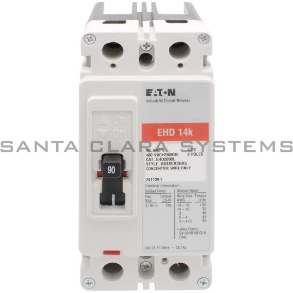 Cutler-Hammer EHD2090L Circuit Breaker Product Image