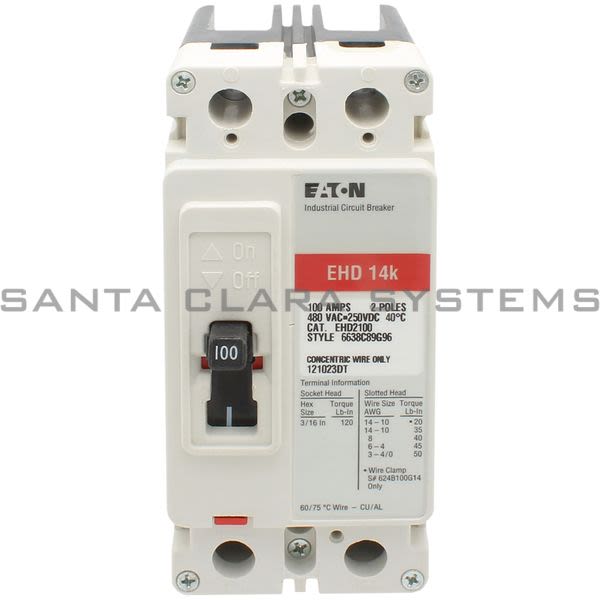 Cutler-Hammer EHD2100 Circuit Breaker Product Image