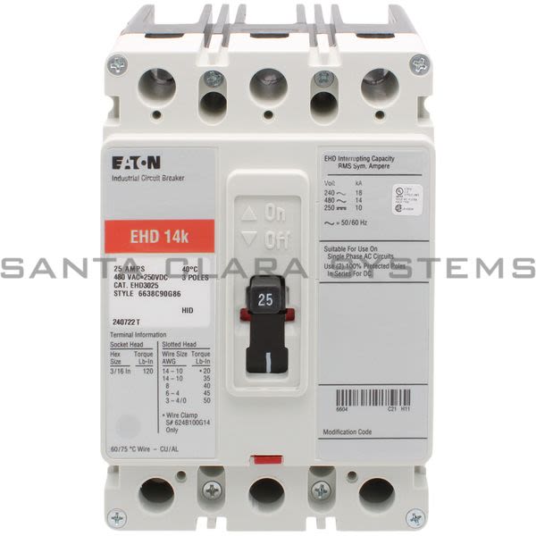 Cutler-Hammer EHD3025 Circuit Breaker Product Image