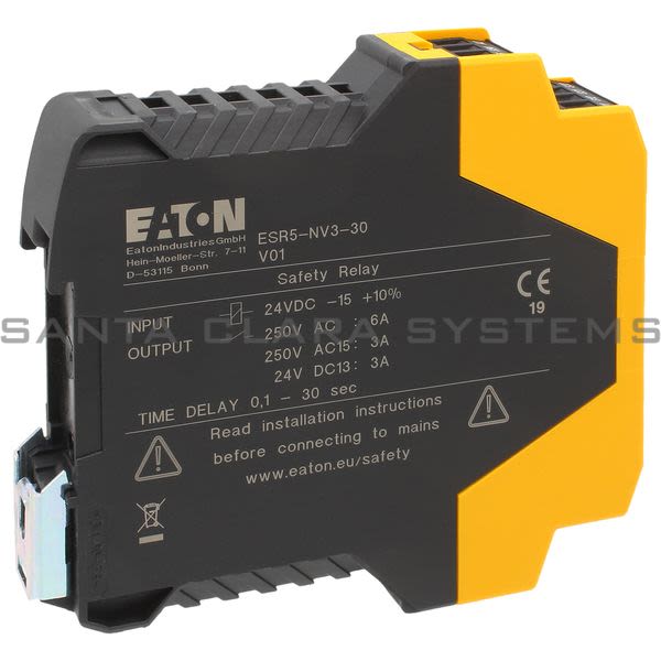 Cutler-Hammer ESR5-NV3-30 Safety Relay Product Image
