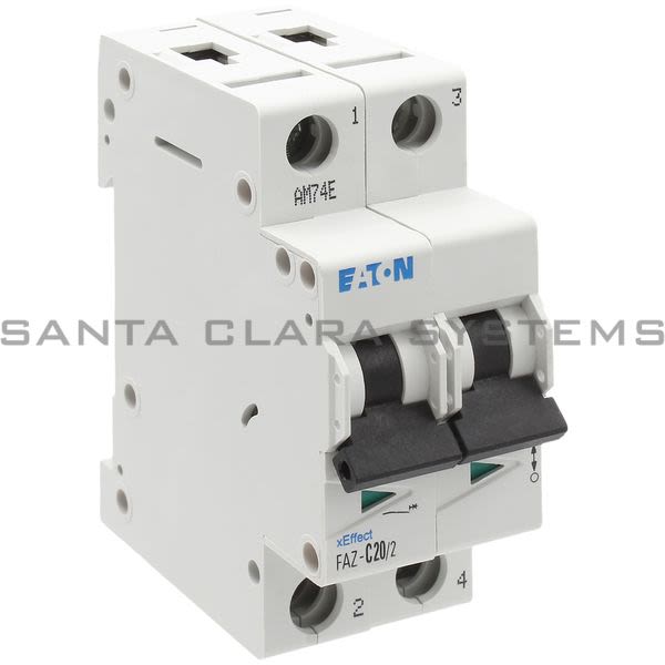 Cutler-Hammer FAZ-C20-2 Circuit Breaker Product Image