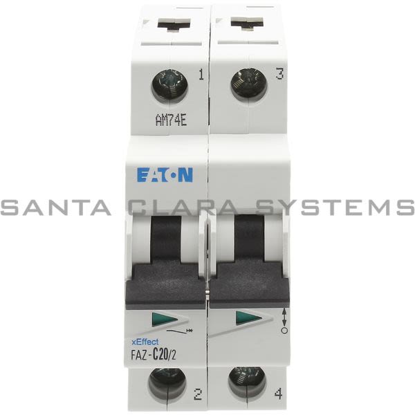 Cutler-Hammer FAZ-C20-2 Circuit Breaker Product Image