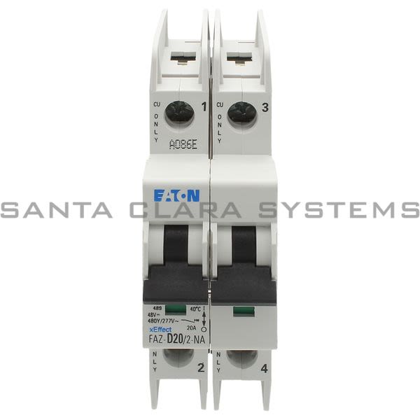 Cutler-Hammer FAZ-D20-2-NA Circuit Breaker Product Image